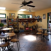 Cafe area inside